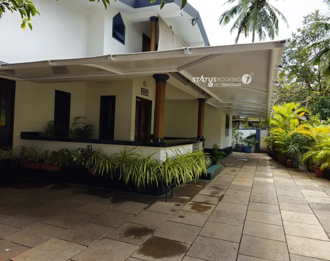 Sunshade Tensile Roofing in South India