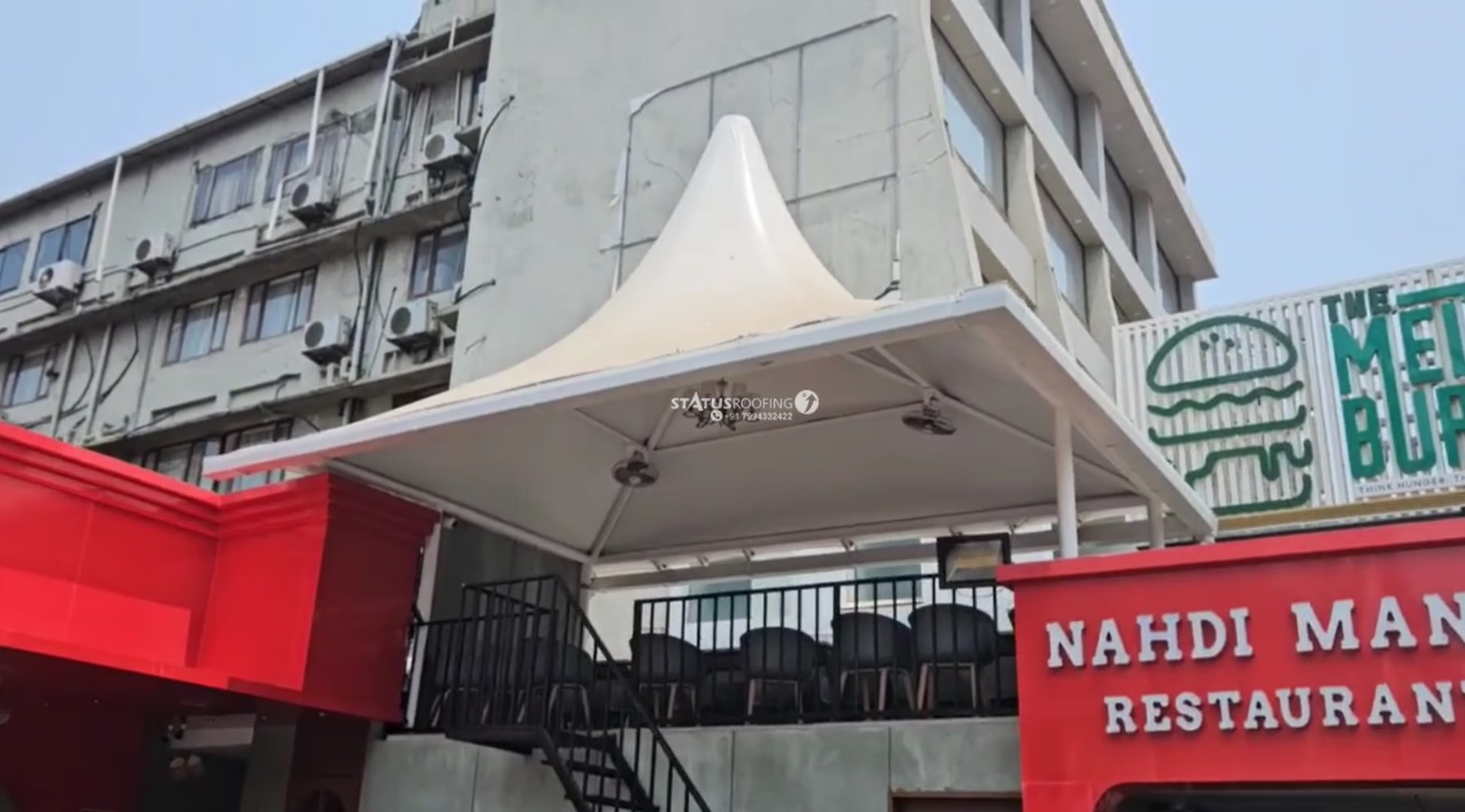 Nahdi Mandi Restaurant Calicut with Innovative Tensile Roofing Design
